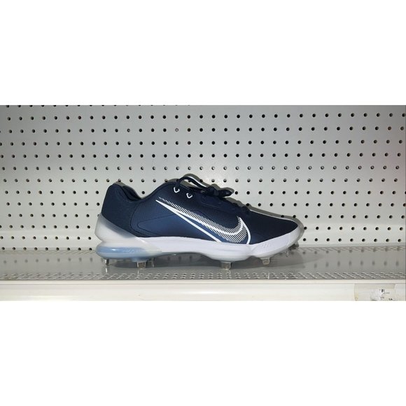 Nike Force Zoom Trout 7 Pro Mens Metal Baseball Cleats Size 13 Navy Blue White - Picture 1 of 8